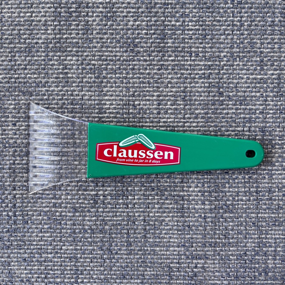 Claussen Green Pickle Snow Scraper Ice Scraper Winter Car Tool